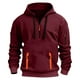 thumbnail image 2 of pstuiky Camisas de invierno de manga larga para hombre, Sudadera deportiva informal con capucha y mangas largas para hombre salir tops xxl, 2 of 6