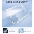 thumbnail image 3 of Funda Vakoo para iPhone 14 | Transparente Antiamarillamiento, Parte Trasera Rígida, Protección Militar contra Caídas, Compatible con Carga Inalámbrica - Transparente, 3 of 7