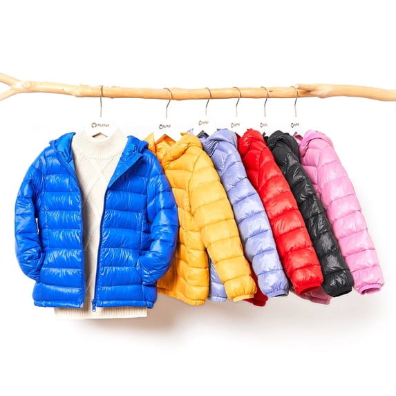 PatPat Kids Lightweight Puffer Jacket with Zipper Hood photo 7