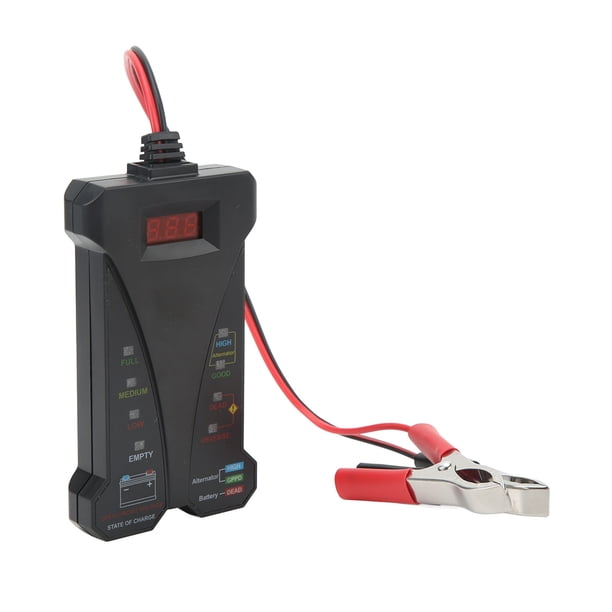 Herramienta de diagnóstico de batería, comprobador de capacidad de batería de 12 V, analizador del sistema de carga, herramienta de escaneo de carga de batería confiable y duradera