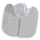 thumbnail image 5 of Poncho impermeable para perro, chaqueta con capucha, ropa de lluvia, impermeable, talla XS, blanco, 5 of 6