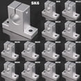 thumbnail image 2 of SK8/10/12/13/16/20 Bearing Aluminum CNC Linear Rail Shaft Guide Support Bracket SK20, 2 of 4