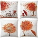 thumbnail image 1 of Paquete de 4 fundas de almohada decorativas de otoño para sofá cama de coche, 45 x 45 cm, 1 of 5