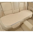 thumbnail image 1 of Funda de asiento de coche de lino, cojín de tela de lino delantero y trasero, alfombrilla protectora transpirable de verano, accesorios universales para vehículos Tan Jianjun unisex, 1 of 2