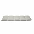 thumbnail image 2 of Geometric Floor Pillow Lounger Cover, Modern Contemporary Image Shapes Art Half Round Circles, Nap Mat Printed Fabric Case for 5 Pillows, 88" x 27", Charcoal Grey Pearl, by Ambesonne, 2 of 5