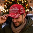 thumbnail image 5 of Basysin Christmas Printed Baseball Cap Adjustable Hat Lightweight Casual Sun Hat Breathable Outdoor Daily Headwear for Men Women Hat, 5 of 5