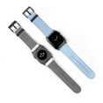 thumbnail image 3 of Light Blue Snakeskin Print Faux Leather Band For Apple Watch-Series 1-9/SE, 3 of 4