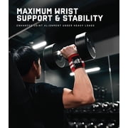 Gymreapers Weightlifting Wrist Wraps (IPF Approved) 18 Professional Quality Wrist Support with Heavy Duty Thumb Loop - Best Wrap for Powerlifting Competition, Strength Training, Bodybuilding