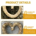 thumbnail image 3 of CIMAXIC De Paja Natural En Forma Para Puerta Y Pared Amarillo Claro, 3 of 6