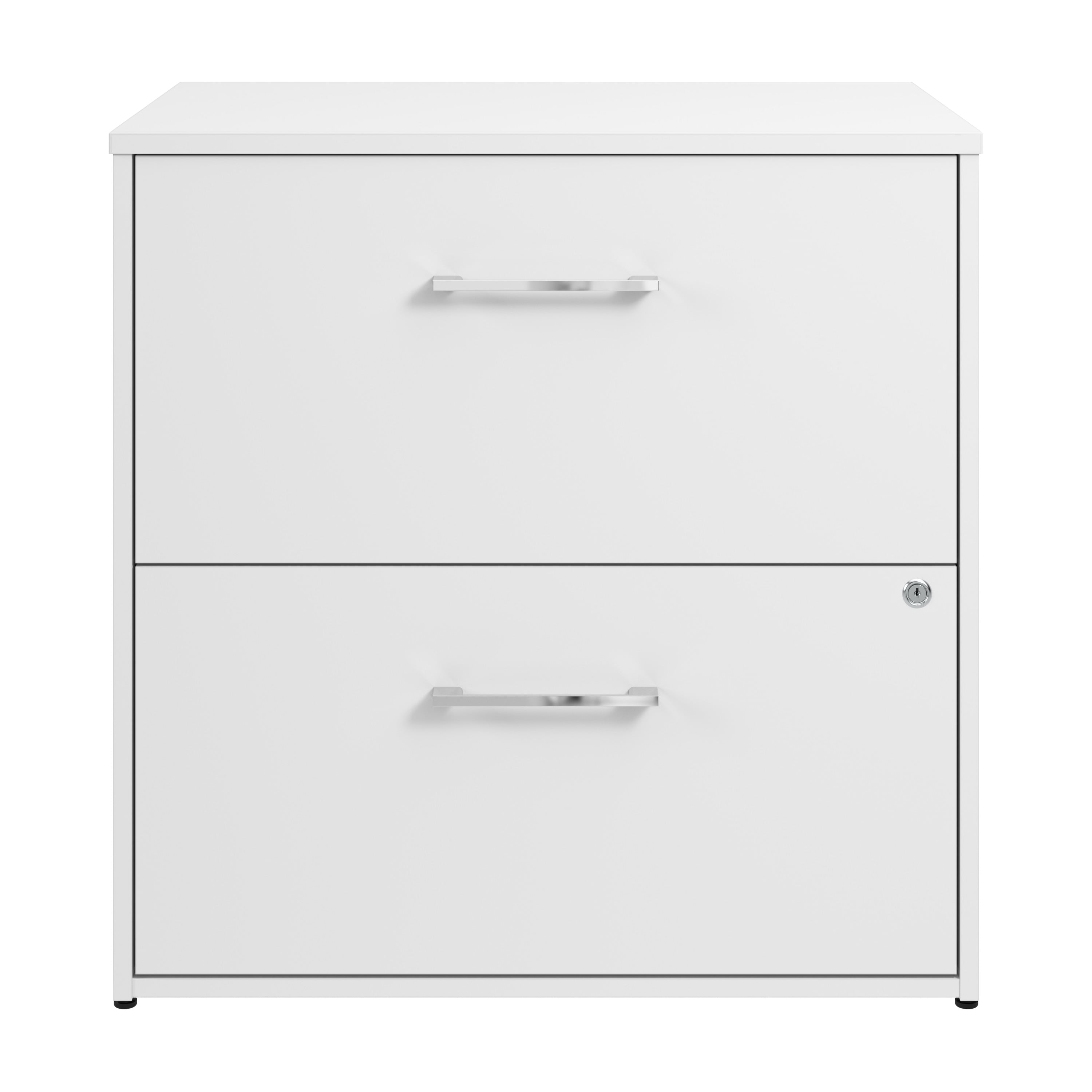 Bush Business Furniture Hustle 2 Drawer Lateral File Cabinet in White
