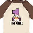 thumbnail image 4 of Inktastic 1st Birthday Cow Farm Party Girls 1 Year Old Girls Long Sleeve Baby Bodysuit, 4 of 5