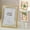 Clear, variant on Dried Flower Specimen Glass Photo Frame with Metal Border, DIY Pressed Flower Display for Handprints & Keepsakes, 8x6 Inch Clear Picture Frame with Tweezers, Dried Flowers and