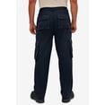 thumbnail image 2 of Boulder Creek By Kingsize Men's Big & Tall  Side-Elastic Stacked Cargo Pocket Pants, 2 of 5