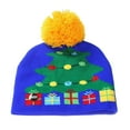 thumbnail image 1 of Colorful Light-up Knitted Hat Add Great Christmas Vibe Party Outfit Cloth Matching, 1 of 2