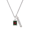 thumbnail image 1 of Delight Jewelry Silvertone Red Ladybug in Shadow Box Silvertone Guardian Angel Bar Charm Necklace, 23", 1 of 4