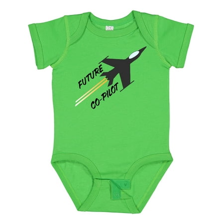 

Inktastic Future Co-Pilot Jet in Flight Gift Baby Boy or Baby Girl Bodysuit