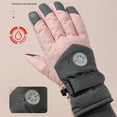 thumbnail image 4 of Eoperou 1 Pair Ski Gloves Anti loss Clip Fastener Tape Elastic Thread Waterproof Windproof Winter Unisex Sport Mittens for Outdoor, 4 of 8