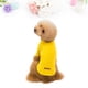 thumbnail image 2 of Camisa de color liso para mascotas, ropa de algodón a la moda para mascotas, disfraz de ocio para mascotas, pijama interior de peluche (amarillo, talla XL), 2 of 7