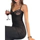 thumbnail image 4 of Txlixc Vestido de tirantes largos de verano para mujeres vestido de tirantes de pasta negra sin mangas con encaje floral Txlixc  moda, 4 of 6