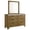 Medium Oak - Dresser With Mirror, variant on Henderson 6-drawer Bedroom Dresser Cabinet Medium Oak