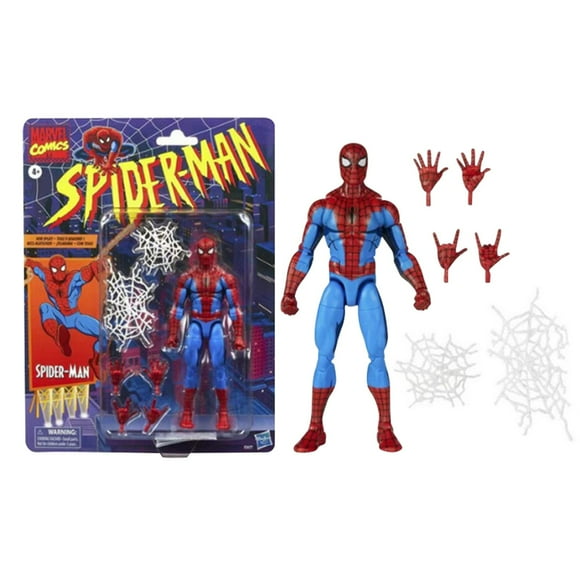 5.9" Ultimate Spider-Man Action Figures, Cool Great Collection Value Spiderman Toys for Boys 4-6 With Spider Web, Funny Super Hero Toys 1PC