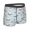 thumbnail image 3 of Daiia Spaceship Men's Underwear Boxer Briefs, Cotton Stretch Moisture-Wicking Underwear-Large, 3 of 9