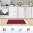 thumbnail image 7 of Bxaolu 1/2 Inch Thick Kitchen Mats for Floor, Kitchen Rug for Standing Desk, Non-Slip, Thicker, Stain Resistant, Comfort Anti Fatigue Floor Mat for Home, Kitchen, Office - (Red,17.3" x 28"), 7 of 7