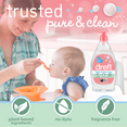 thumbnail image 4 of Dreft Plant-Based Liquid Dish Soap and Dishwashing Detergent for Baby Bottle, Fragrance Free Baby Essentials, 18 fl oz, 4 of 10