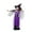 Purple, variant on Tiijoy Toddler Girls Halloween Witch Tulle Dress with Hat Dress-Up Outfits, Sizes 4-5T