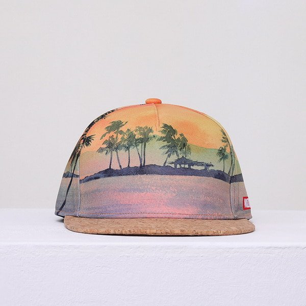 NUZADA-gorra de béisbol con estampado 3D para hombre y mujer, gorro de algodón y poliéster con estampado 3D, de madera, para vacaciones en la playa Fivean unisex
