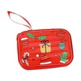 thumbnail image 1 of Christmas Decorations Home Textile Storage Creative Rectangular Tinplate Storage Box Candy Jewelry Mini Zipper Storage Bag Storage case, 1 of 1