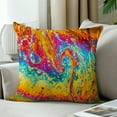thumbnail image 3 of LALILO Throw Pillow Covers Psychedelic Bubble Light Rainbow Hippie Cushion Cover 18" x 18", 2 Pack, 3 of 6