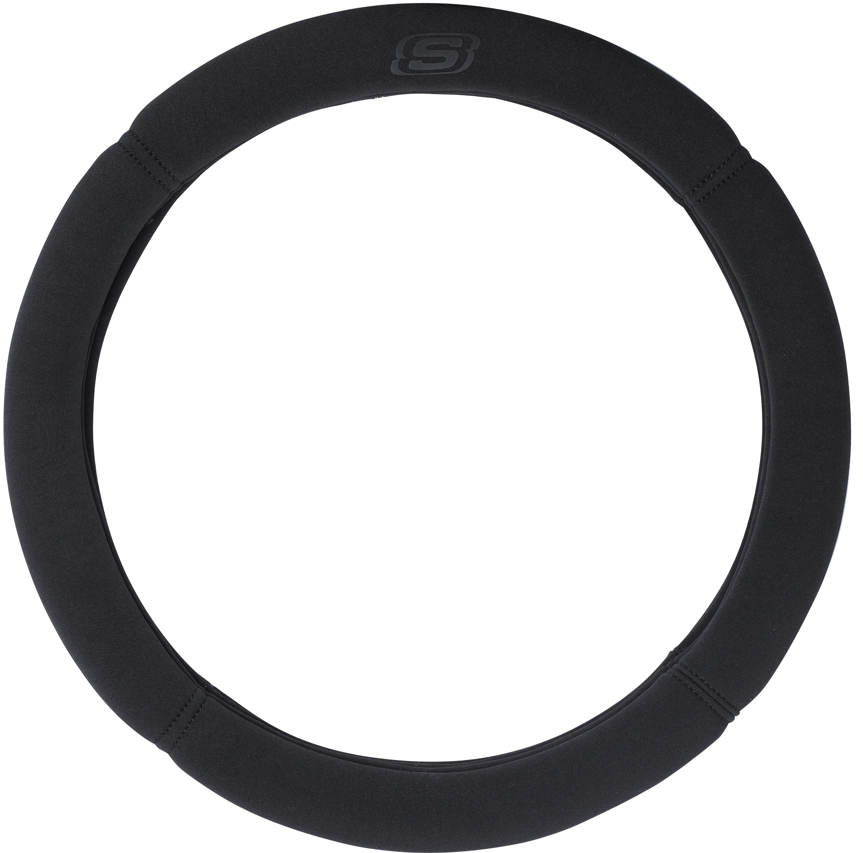 Skechers Memory Foam Steering Wheel Cover, Black photo 1