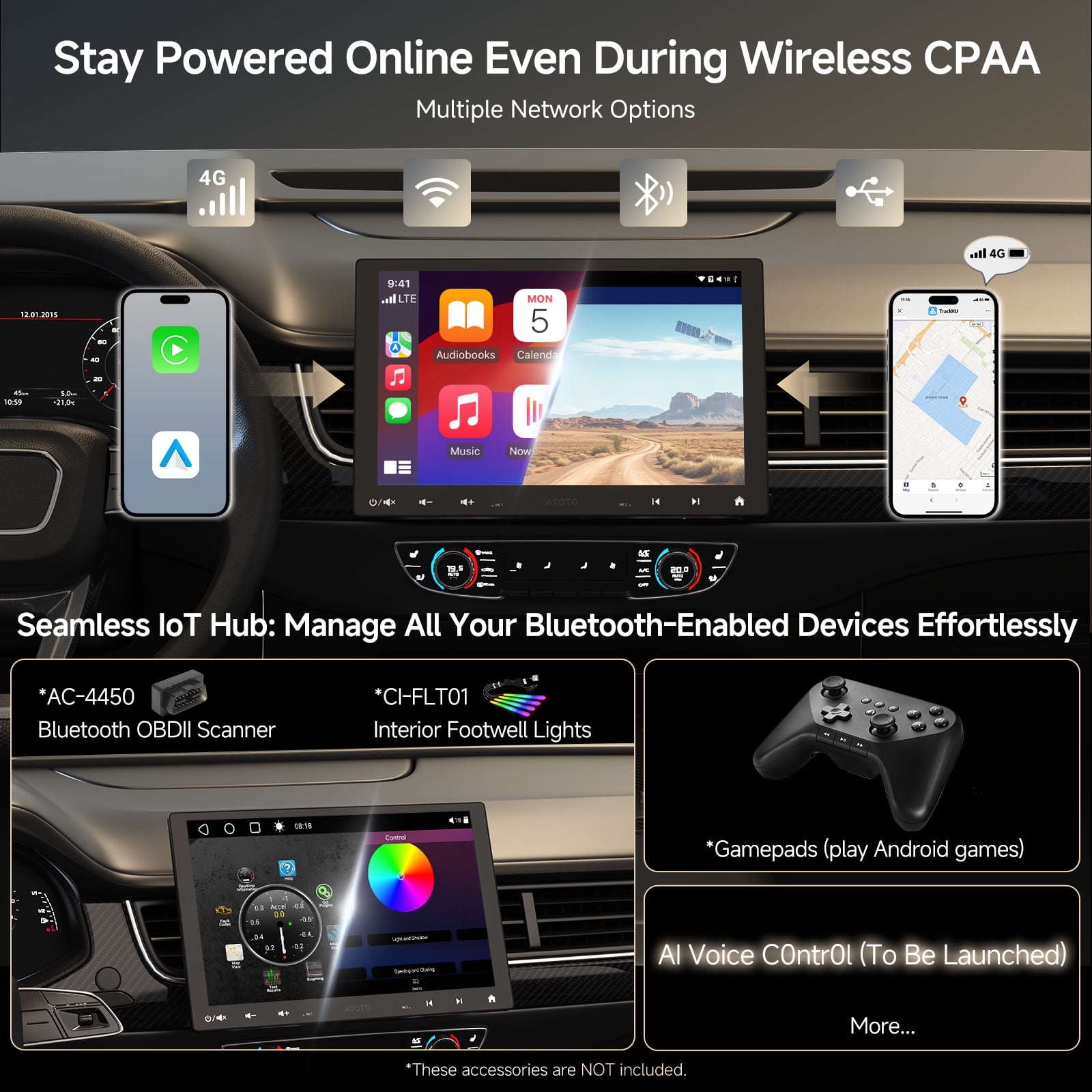 Free Shipping! ATOTO S8 Ultra Plus 6G+128G 10inch Double Din 