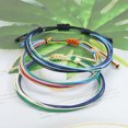 thumbnail image 1 of Pulseras de ondas de cuerda para mujeres y niñas, juego de pulseras de playa trenzadas ajustables impermeables coloridas hechas a mano para mujeres, 1 of 3