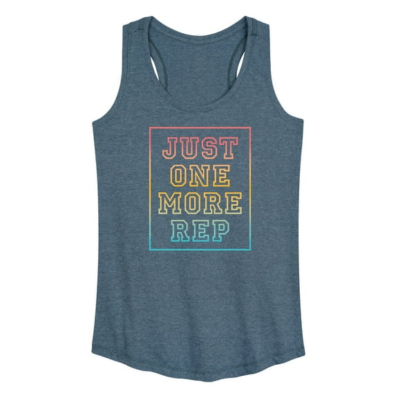 Instant Message - Just One More Rep - Women's Racerback Tank