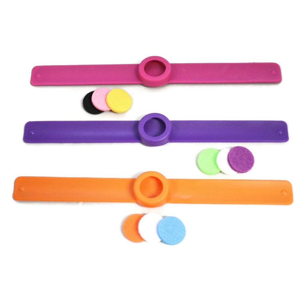 Destination Oils Sweet Kids Essential Oil Diffuser Silicone Slap Bracelet (Set of 3)