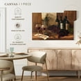 thumbnail image 5 of Elephant Stock Vintage Red Wine Wall Art - Horizontal Canvas Wall Art - Dining Room Wall Decor - Food And Drink Canvas - Brown And Red Decor By Albena Hristova - 39" x 26", 5 of 8