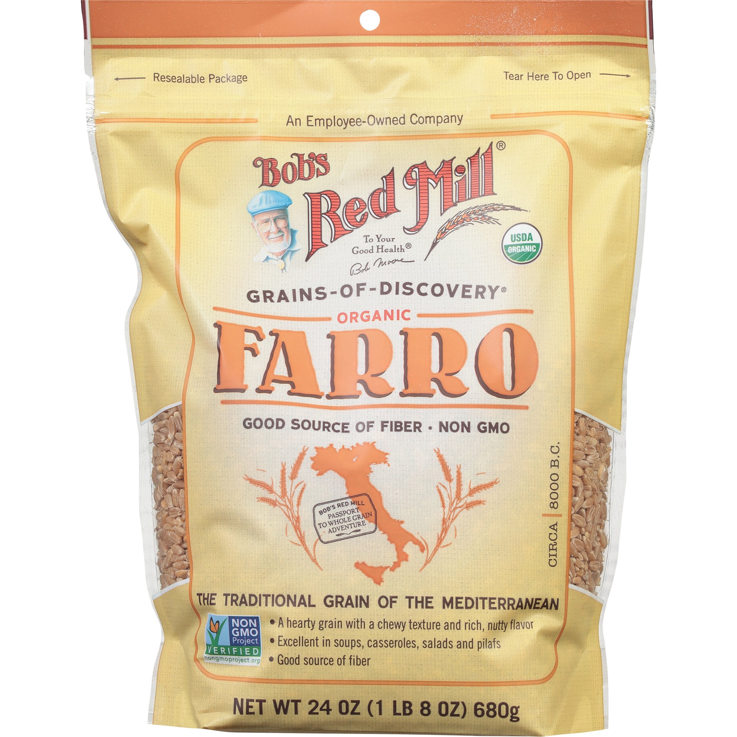 Bob's Red Mill Organic Farro Grain 24 oz