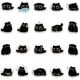 thumbnail image 3 of 40pcs water bottle cat stickers, water bottle cat stickers for kids, cat stickers laptop skateboard aesthetic stickers skateboard computer stickers, 3 of 4