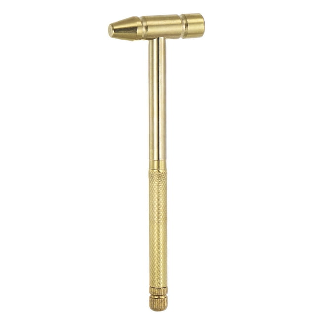 Unique Bargains 3 in 1 Mini Multifunction Copper Hammer with Slotted Screwdriver