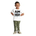 thumbnail image 3 of US Air Force Aim High USAF Logo Toddler Boy Girl T Shirt Infant Toddler Brisco Brands 4T, 3 of 6