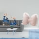 thumbnail image 2 of Estatua de resina de reno y alce, figura decorativa de animal, pareja de ciervos, figuras para chimenea, mesa, con lindo cojín con lazo, sofá, decorac, 2 of 8