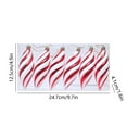thumbnail image 3 of Zmeidao 6Pcs Christmas Lollipop Candy Cane Ornaments, Red and White Pastel Candy Cane Lollipop Plastic Pendant for Xmas Tree Decor New Year Home Party Supplies, 3 of 6