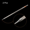 thumbnail image 3 of Pipetas graduadas Uxcell, 2 piezas de pipeta de vidrio borosilicato de 10 ml para transferencia de líquidos para laboratorio, transparente, 3 of 5