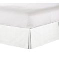 thumbnail image 2 of The Great American Store- Pleated Bed-Skirt King Size – White Luxury Double Brushed 100% Microfiber, 15” inch Tailored Drop, 2 of 4