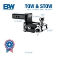 thumbnail image 2 of Enganche para remolque B&W Tow & Stow ajustable tri-bola 10,000 GTW, 2 of 8