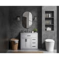 thumbnail image 4 of Elegant Kitchen and Bath Alden 36 inch Single Bathroom Vanity in Grey, 4 of 10