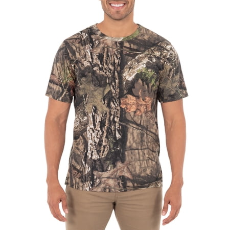 Mossy Oak Men's OPP Scent Control Camo Short Sleeve Tee Shirt