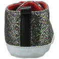 thumbnail image 2 of Luvable Friends Baby Girl Crib Shoes, Multi Colored with Red Laces, 0-6 Months, 2 of 4